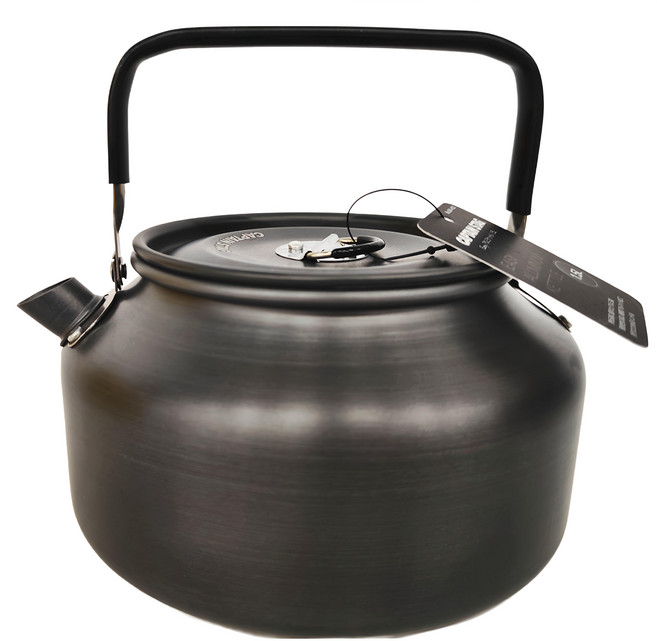 CAPTAIN STAG 鹿牌 鋁製茶壺 1.5L, 鐵灰色, 1個