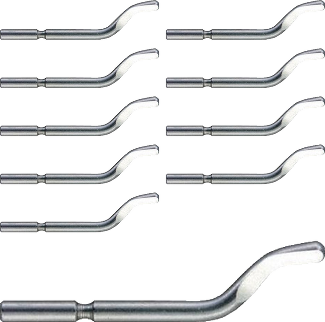 NOGA 刮刀刀刃 S202 鐵製修邊刮刀, 10支