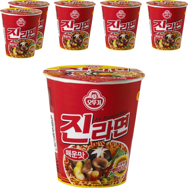 OTOKI 不倒翁 杯麵 金拉麵 辛辣 65g, 6入