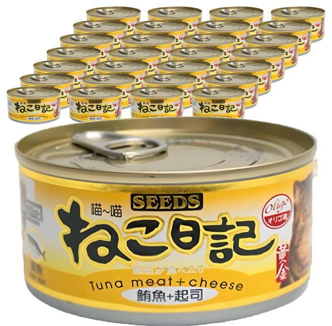 惜時 喵喵日記*, 鮪魚+起司口味, 170g, 48罐