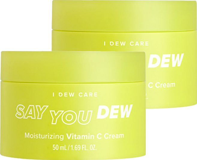 I DEW CARE 韓國原廠直供 檸檬香蕉C雙效凝霜, 50ml, 2罐