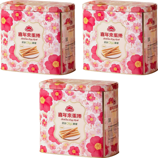 喜年來 OLIGO 蛋捲禮盒, 512g, 3盒