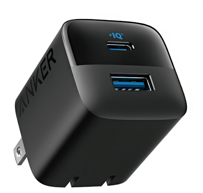 ANKER 323 CHARGER 33W 2 Port 電源供應器 充電器 可折疊插腳 小巧尺寸 黑色