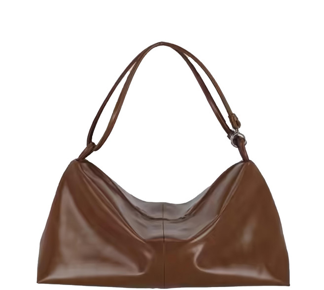 ALICE MARTHA 韓國小眾設計款 側肩包 棕色 26 x 42 x 16cm 提袋長度38cm