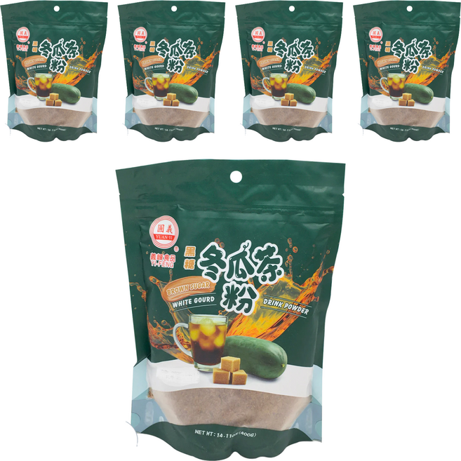 義峰食品 黑糖冬瓜茶粉, 400g, 1入, 5包