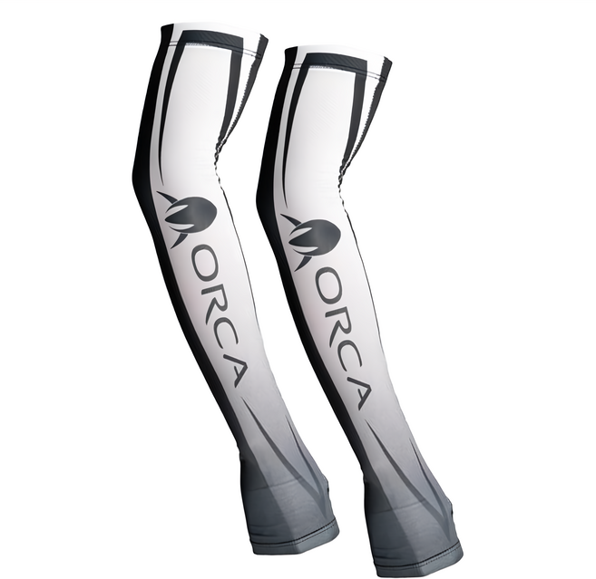 RONiN 獵漁人 ORCA II 冰感防曬袖套 台灣製 UPF50+, 1雙, 黑色