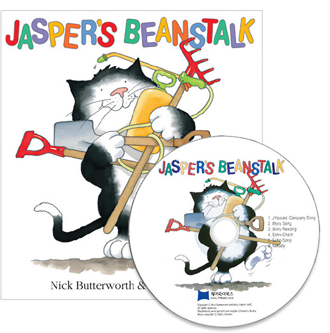 JY books 歌唱繪本點讀版 Jasper's Beanstalk (Paperback + CD), asper's Beanstalk