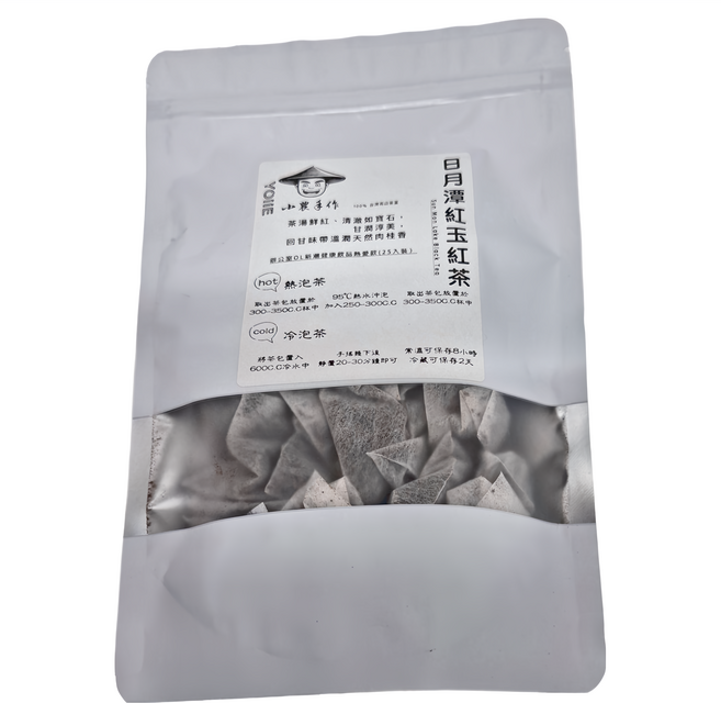 YOIIE 小農手作 極品日月潭紅玉紅三角立體茶包, 2.5g, 25包, 1袋