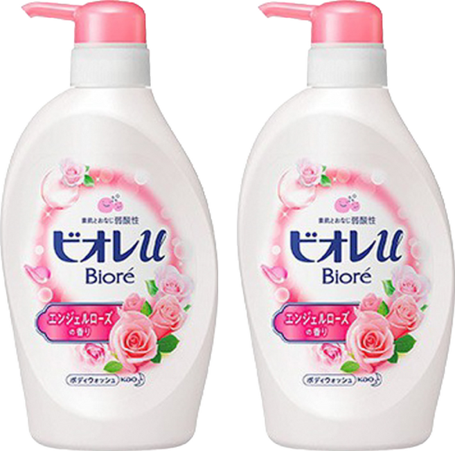 Biore 蜜妮 沐浴乳 天使玫瑰, 480ml, 2瓶