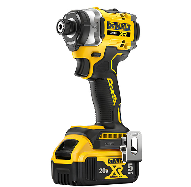 DEWALT 得偉 台灣公司貨 20V無碳刷衝擊起子機 雙電5.0Ah DW-DCF860P2, 1個