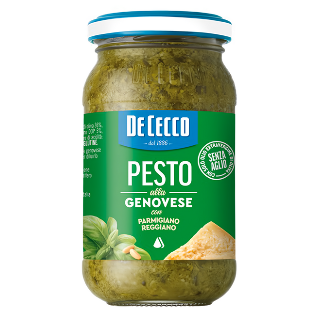 DE CECCO 得科 羅勒青醬, 190g, 1罐