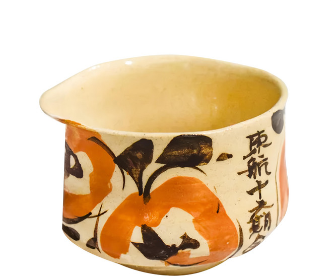 佐和陶瓷 日本製 茶碗, 柿柿如意, 1個