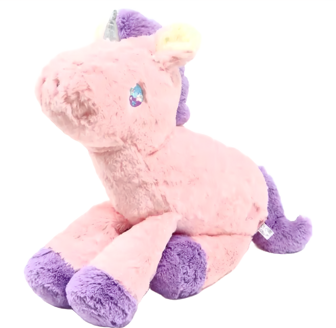 Usamomo 絨毛娃娃 獨角獸 35 x 35cm, 粉色, 1個