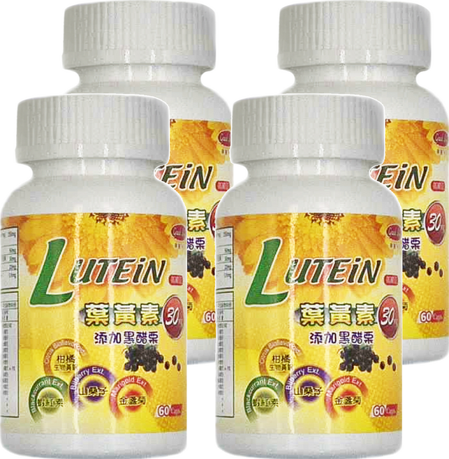 good Life 得意人生 高單位30mg 葉黃素黑醋栗膠囊, 60顆, 4罐