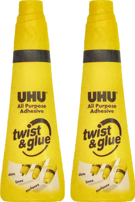 UHU 旋轉萬用膠, 90ml, 2瓶