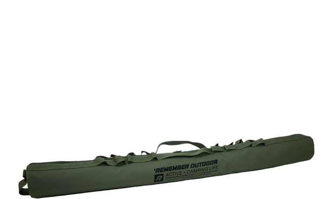 REMEMBER OUTDOOR 營柱戰術收納包 L號 100%聚酯纖維 長100x直徑10cm, 綠色, 1個