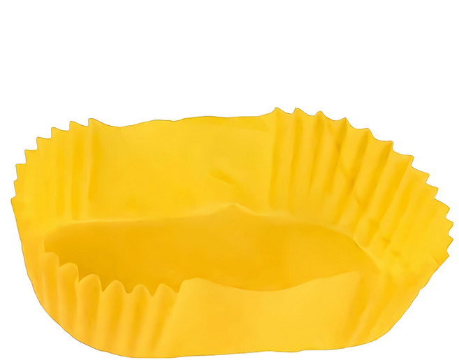 Ideal Wrapping 毅典 橢圓蛋糕烘焙紙杯 200個, 黃色, 1組