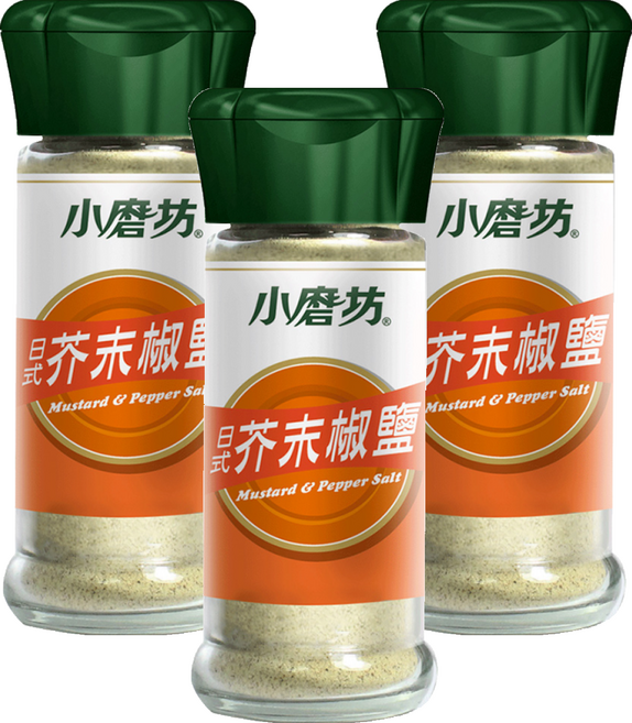 小磨坊 日式芥末椒鹽, 42g, 3瓶
