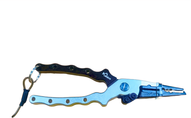 台灣 JiNDO 輕量強化420不鏽鋼鋁合金路亞鉗 特仕版, 黑銀色, 1個