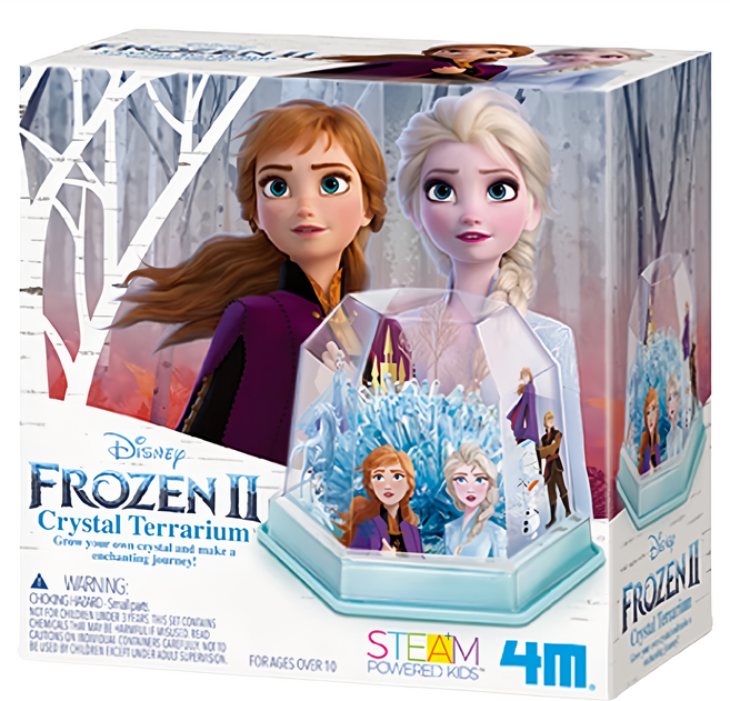 4M STEAM POWERED KIDS 迪士尼 冰雪奇緣水晶, 1個, 冰雪奇緣水晶 藍色