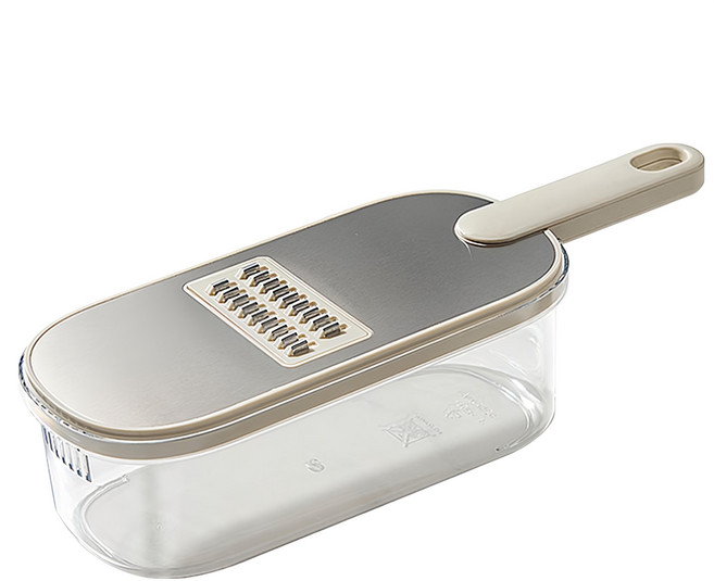 304不鏽鋼面板多功能切絲器, 1個, 不鏽鋼色