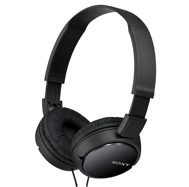 SONY 索尼 耳罩式可通話耳機, MDR-ZX110AP, 黑色