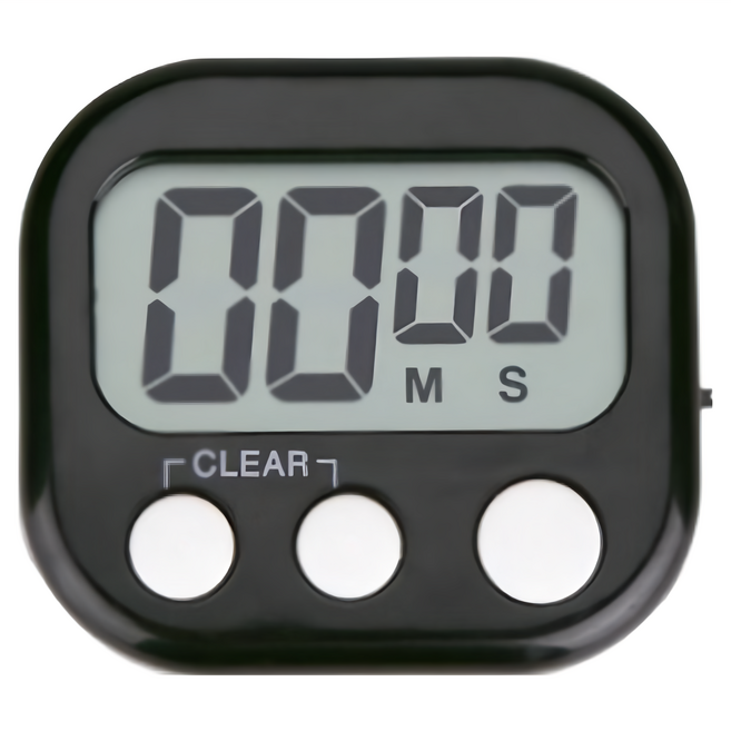 I-cores 磁吸式料理計時器, 黑色, 1個