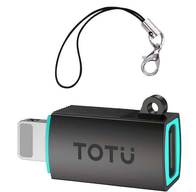 TOTU 拓途 Starry系列 30W快充 PD/Type-C-Lightning 轉接頭, 1個, 2.7cm, 星光色