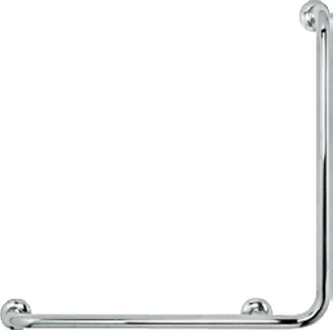 Cassido 卡司多 衛浴 不銹鋼L型扶手 不鏽鋼堅硬安全 尺寸自由訂製, 銀色, 1個