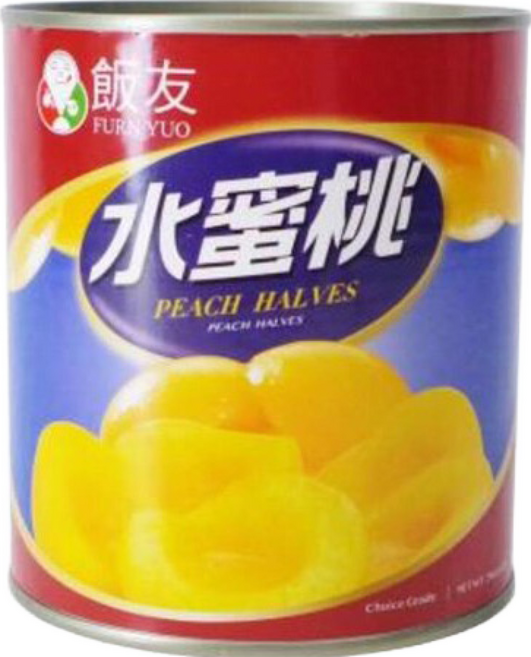 飯友牌 水蜜桃, 825g, 2罐