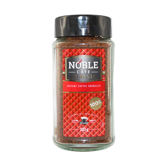 NOBLE CAFE 皇家經典咖啡粉 噴霧乾燥結晶咖啡, 200g, 1罐, 1罐