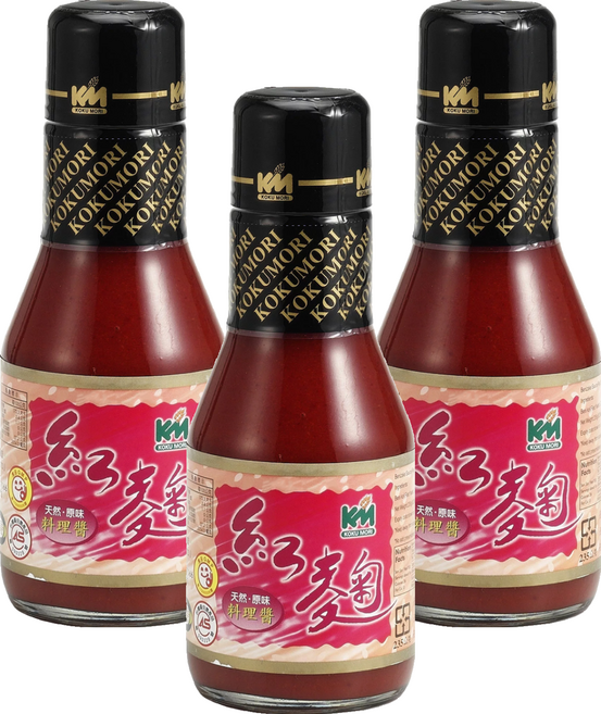 KOKUMORI 穀盛 紅麴料理醬, 235g, 3瓶