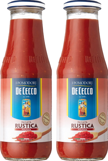 DE CECCO 得科 Passata Rustica Polposa 義大利蕃茄泥, 700g, 2瓶