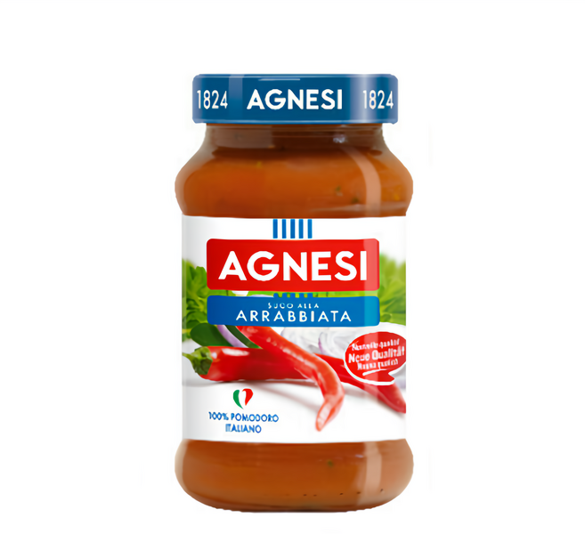 AGNESI 義大利辣味番茄麵醬, 400g, 1罐