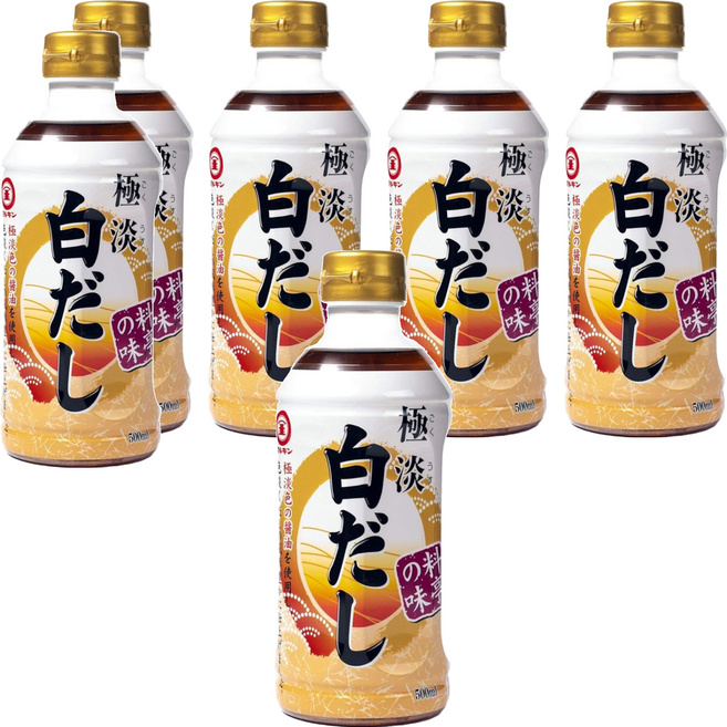 MARUKIN 丸金 極淡白麵味露, 500ml, 6瓶
