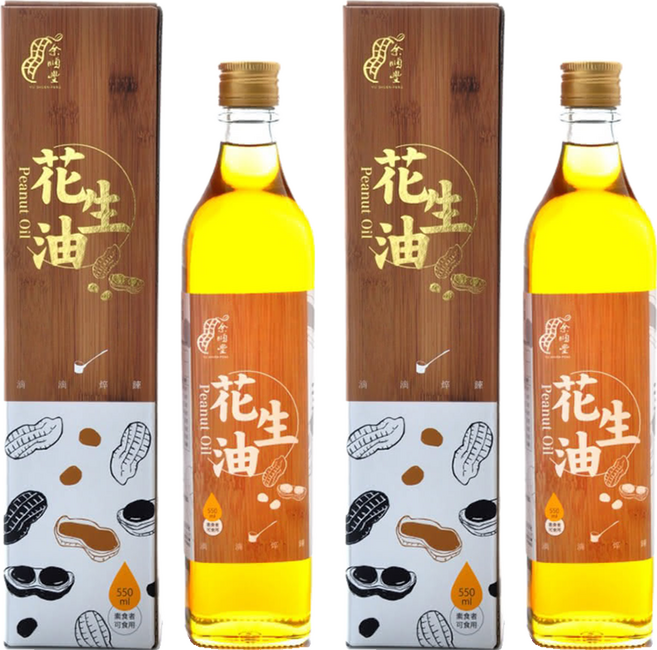 余順豐 花生油, 550ml, 2瓶