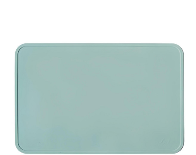 ade.l Dining系列 矽膠餐墊, 428 x 282 x 2mm 邊緣凸起3mm, 薄荷綠色, 1個