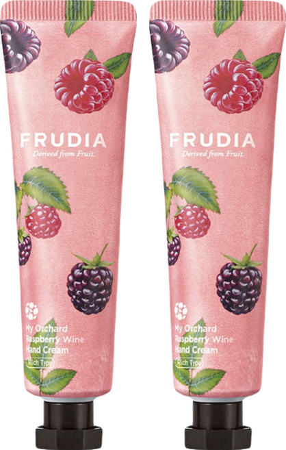 FRUDIA 文青果社 高效保濕覆盆子護手霜 30g 水果清香, 2條