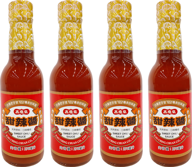 高慶泉 甜辣醬, 270ml, 4瓶