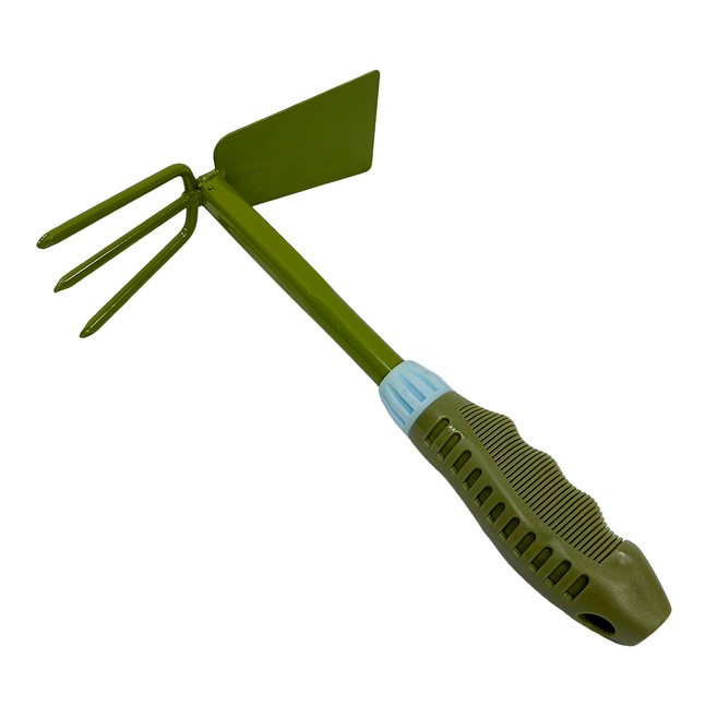 獅子頭兩用叉鋤 鋤頭+三爪耙 1入