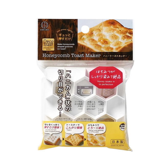 KOKUBO 小久保 蜂巢造型吐司壓模, 1個