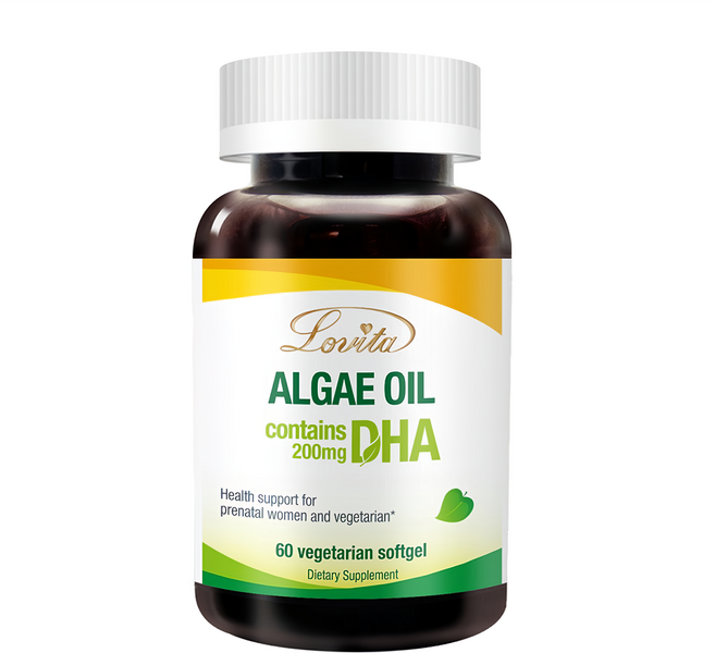 Lovita 愛維他 植物性DHA藻油素食膠囊 200mg, 60顆, 0.7g, 1罐