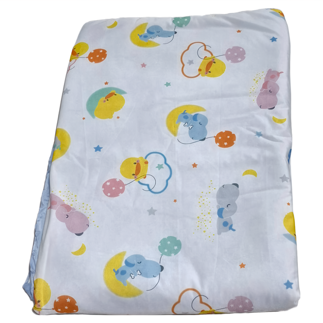 PiYOPiYO 黃色小鴨 涼感逗趣被, 藍色