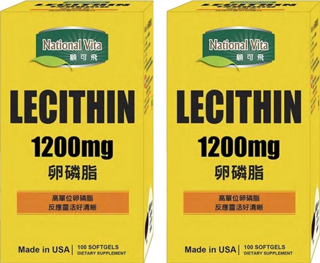 National Vita 顧可飛 卵磷脂軟膠囊 1200mg