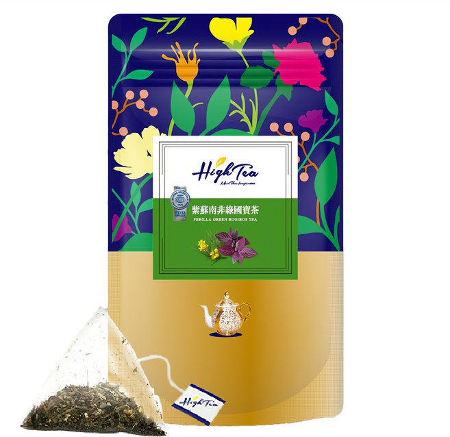 High Tea 伂橙 紫蘇南非綠國寶茶, 2g, 12包, 1袋