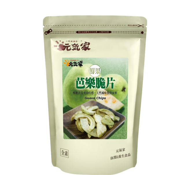 元氣家 芭樂脆片, 100g, 1包