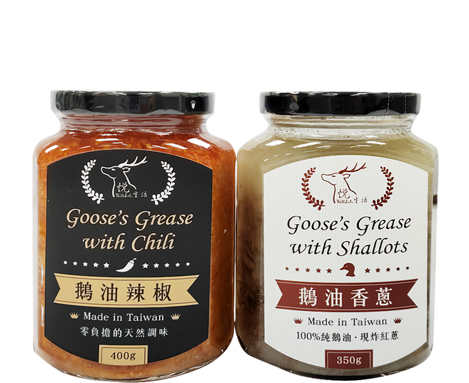 Well Life 悅生活 極鮮 黃金3A頂級香蔥 + 辣椒鵝油雙享組, 1組