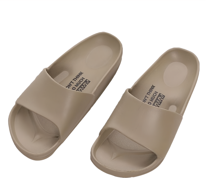 FUN PLUS 流線活力室外拖鞋, 沙色, 260mm