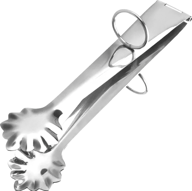 ibili 圓齒西點夾 16.8 x 6.5 x 3.6cm, 1支, silver