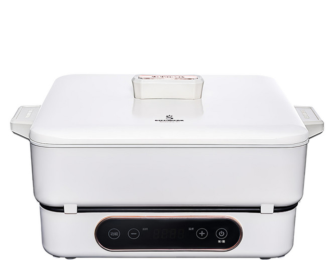 SIEGWERK 思威克 IH 電磁爐收納組 1200W 1 Burner 陶瓷玻璃 電磁爐 Touch Control 收納設計 白色 240x240x59mm